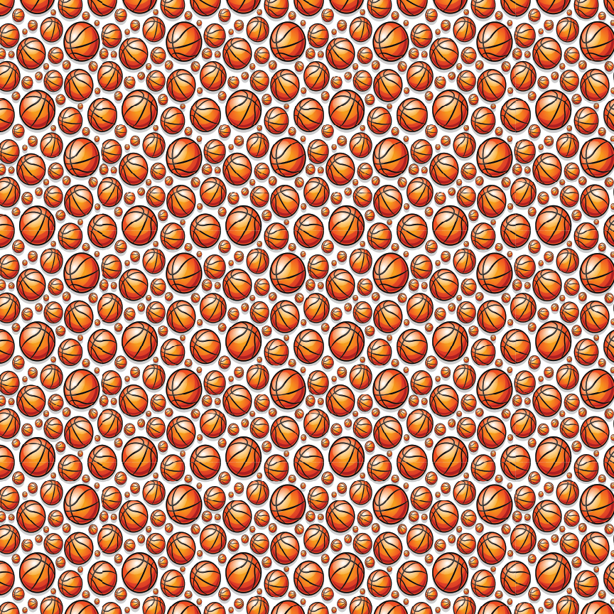 Basketball 2 Pattern Acrylic Sheet - CMB Pattern Acrylic